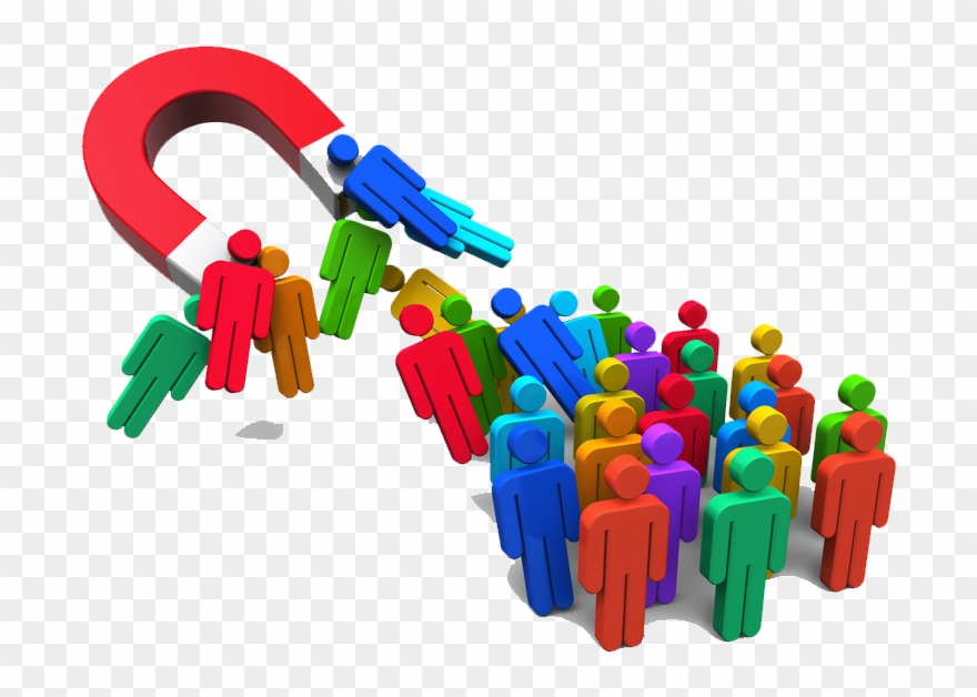 Attracting People Clipart