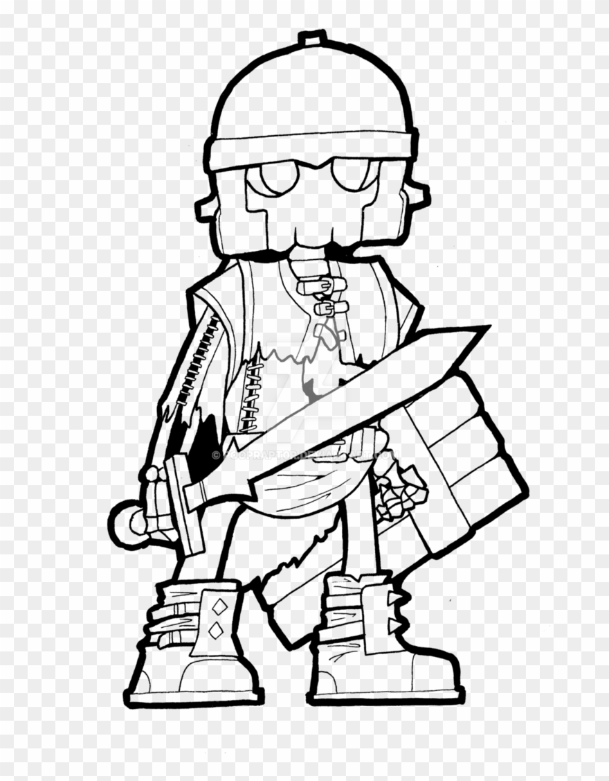 Drawing Warrior Skeleton Clipart Free Download - Cartoon - Png Download