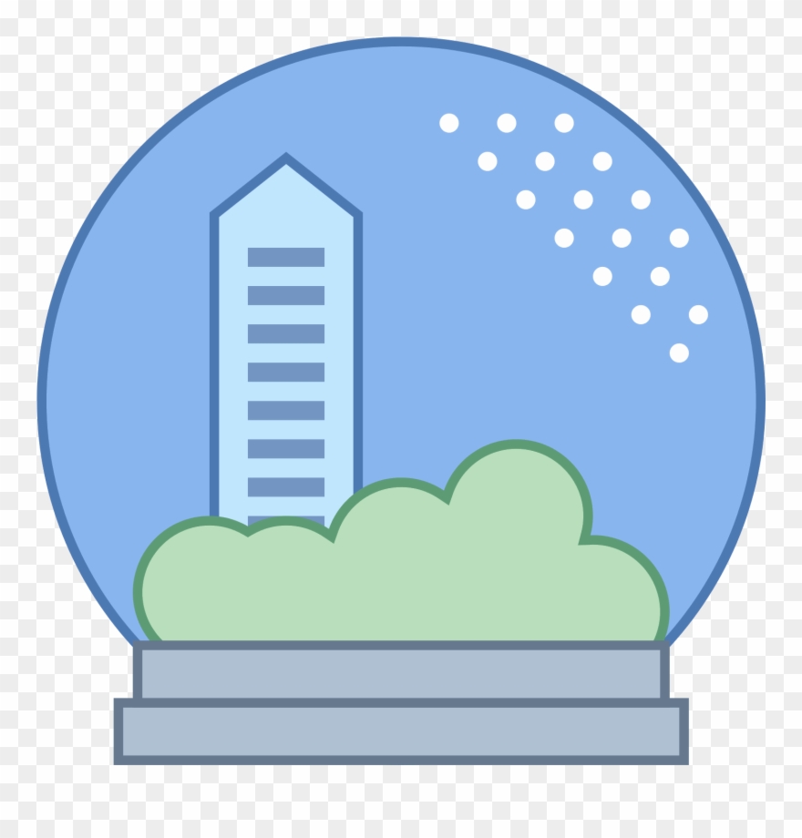 It's A Logo Of A Snow Globe Image - Clip Art - Png Download
