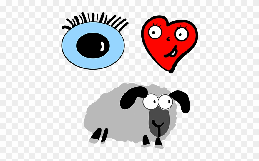 Eye Heart Ewe Clipart