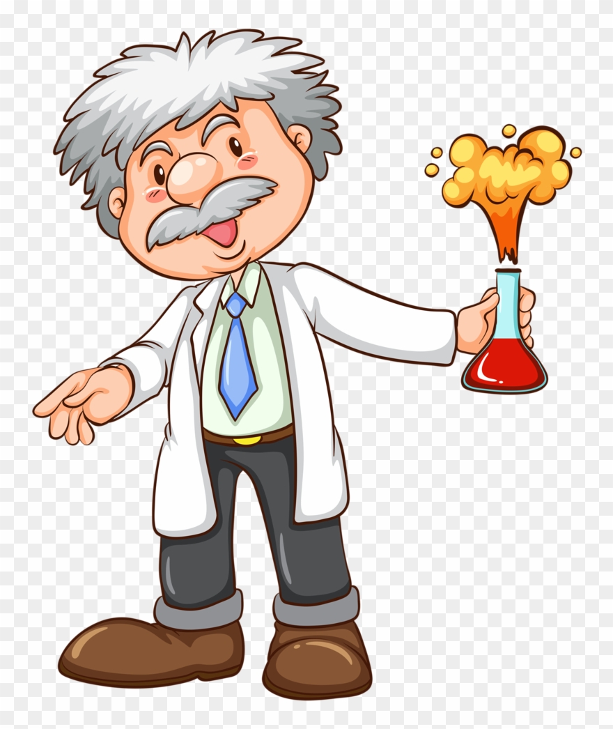 Profissões E Ofícios - Scientist Border Clipart