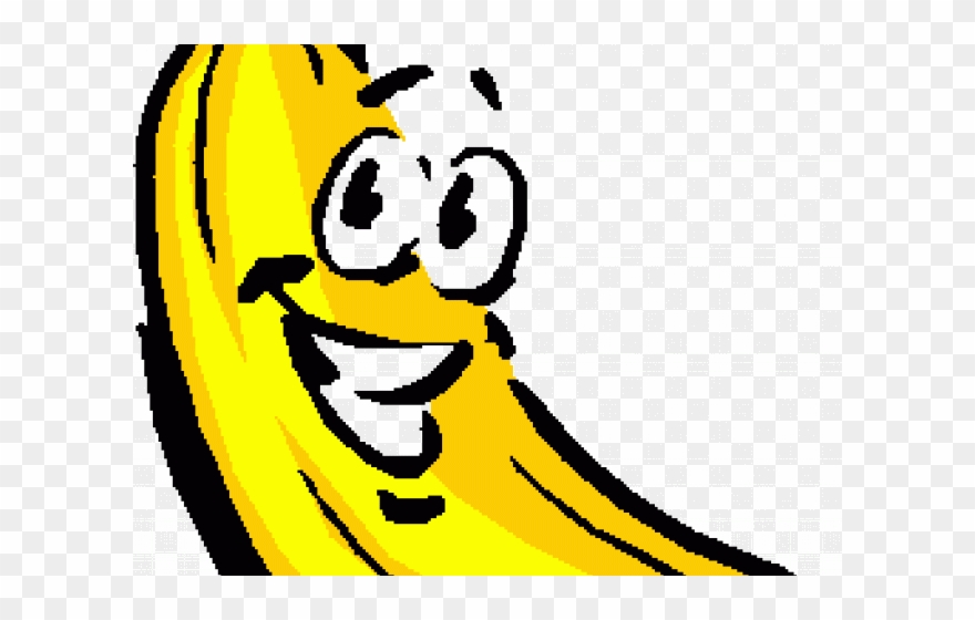 Banana Clipart Magnesium - Cartoon Banana - Png Download