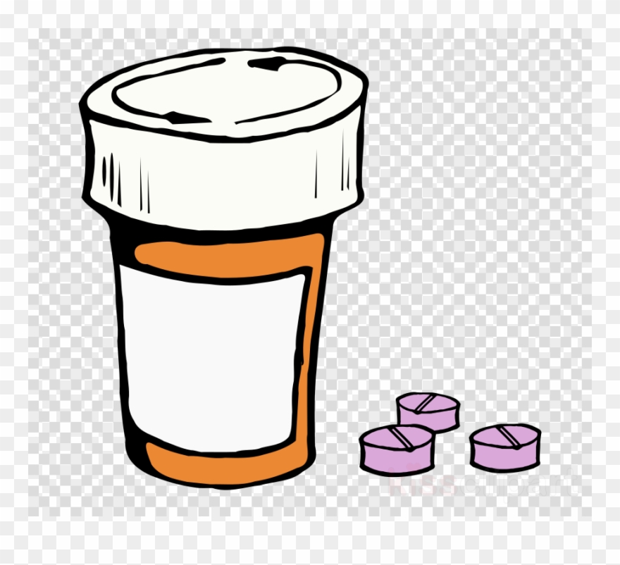 Pill Bottle Clip Art Clipart Pharmaceutical Drug Clip - Png Download