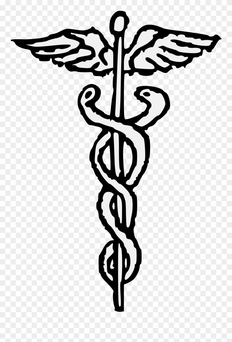 Caduceus - Staff Of Hermes Clipart