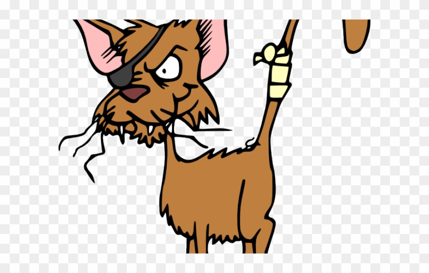 Fight Clipart Dog Cat Fighting - Beat Up Cat Cartoon - Png Download