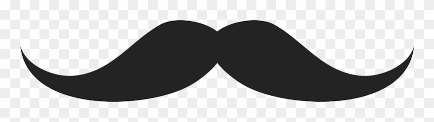 Mustache Rubber Stamp Clipart