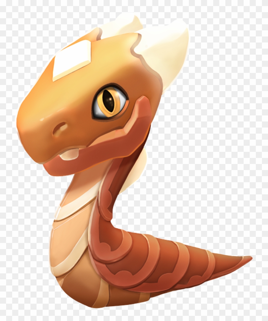 Solar Dragon Baby - Animated Cartoon Clipart