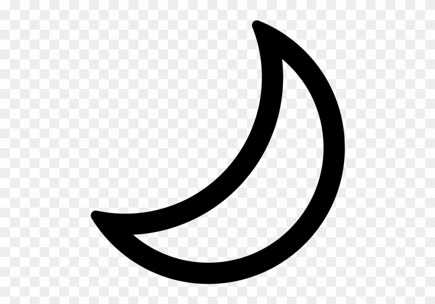 Simple Weather Icons2 Night - Night Icon Png Clipart