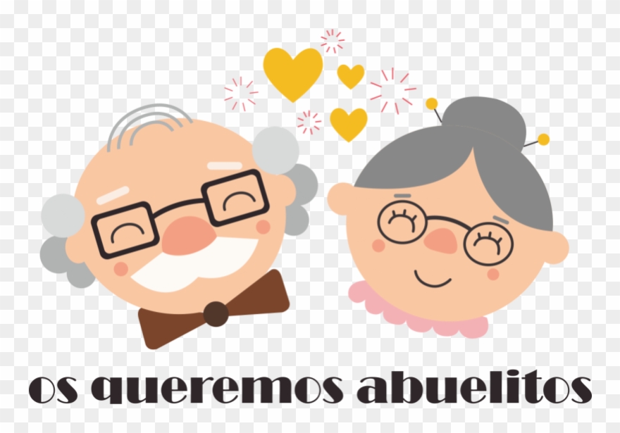Os Queremos Abuelitos - Grandparent Clipart