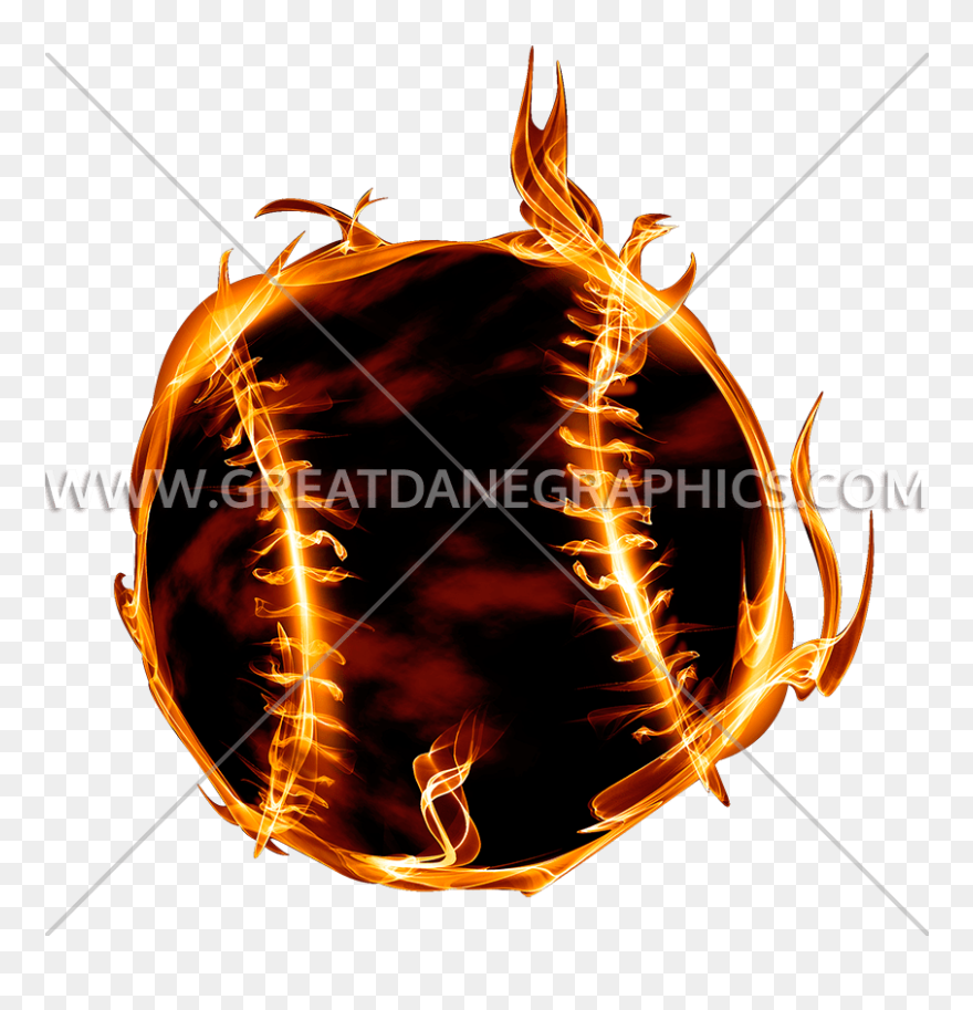 Baseball Smoke Glow - Baseball Clipart