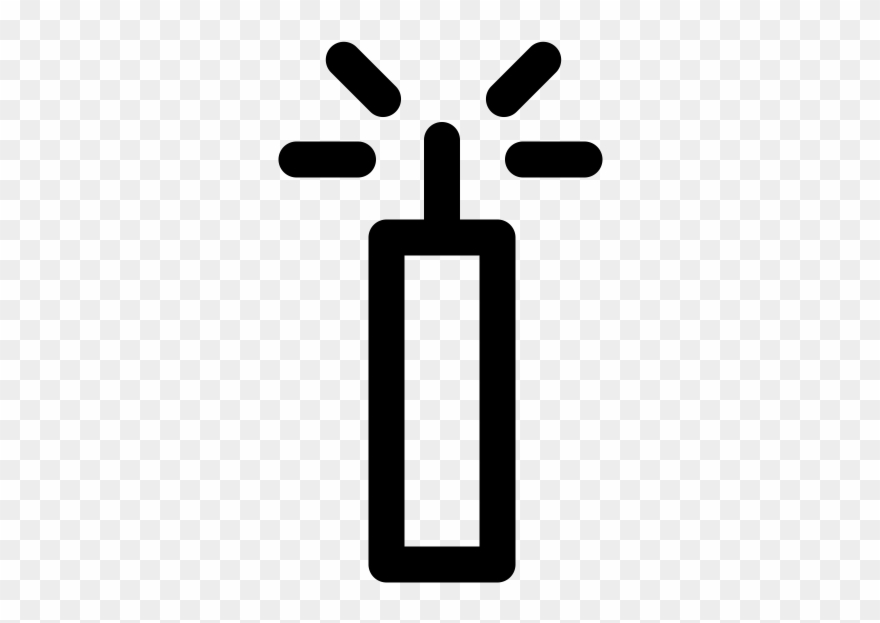 Firecracker Rubber Stamp - Sign Clipart