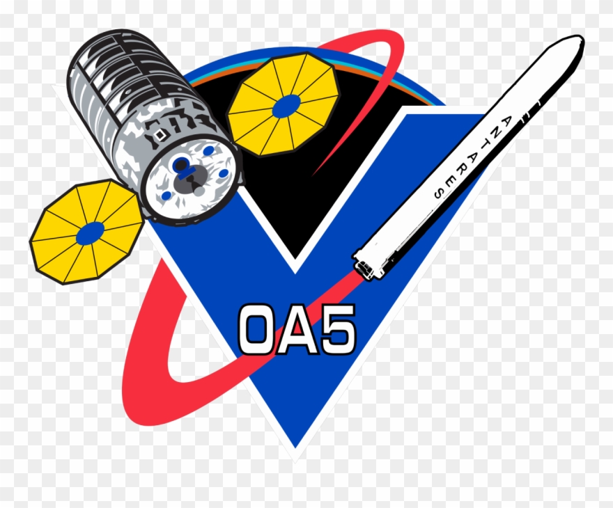 Orbital Sciences Crs Flight 5 Patch - Cygnus Crs Oa-5 Clipart