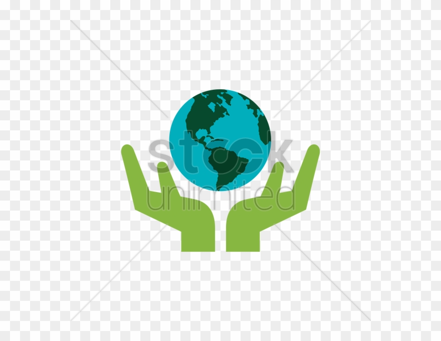 Hand Holding Earth Clipart Earth - Hand Holding Earth Logo - Png Download