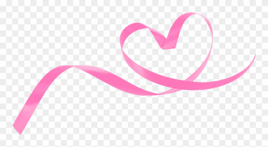 Valentine's Day Ribbon Heart Clip Art - Png Download