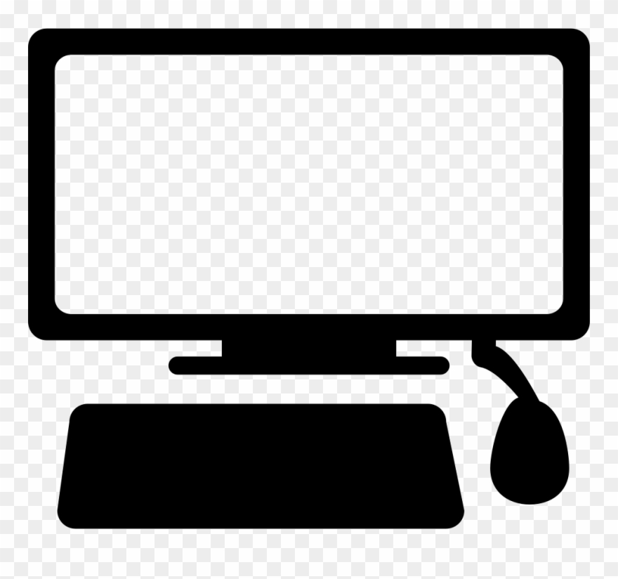 Monitor Keyboard And Mouse Comments - Computer And Mouse Png Clipart