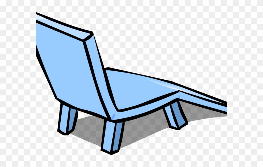 Chair Clipart Deckchair - Deckchair - Png Download