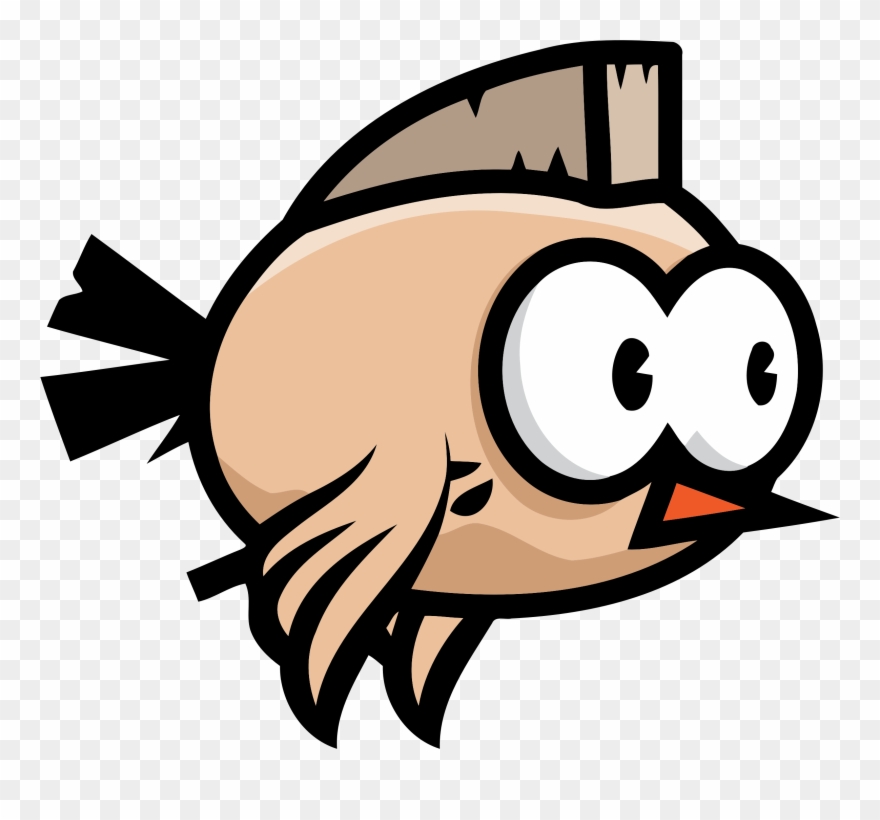 Big Image - Flying Cartoon Bird Png Clipart