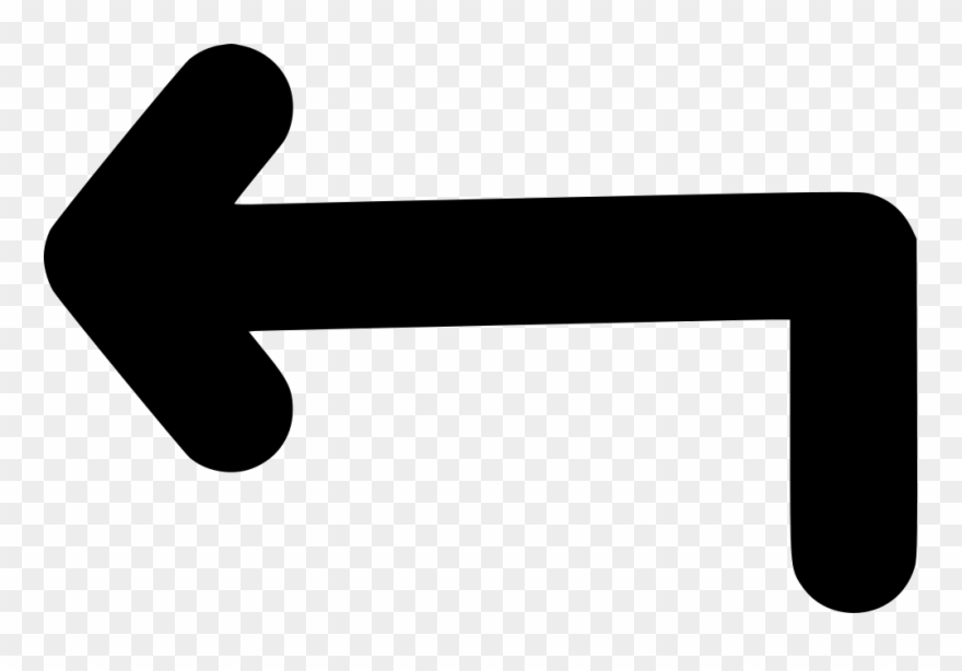 Turn Left Arrow Svg Png Icon Free Download - Portable Network Graphics Clipart
