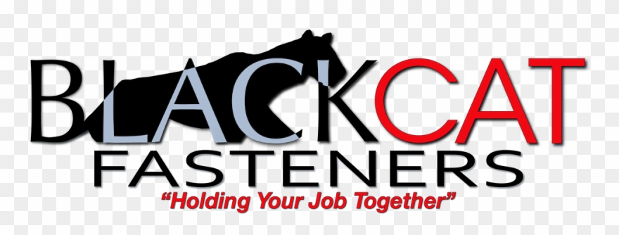 Black Cat Fasteners Clipart