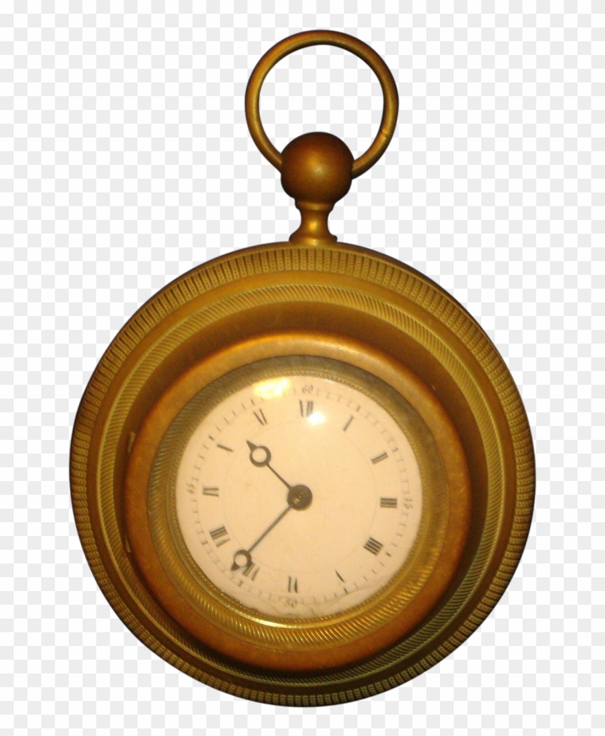 Antique 19th Century French Empire Small Scale Cartel - Clock Clipart