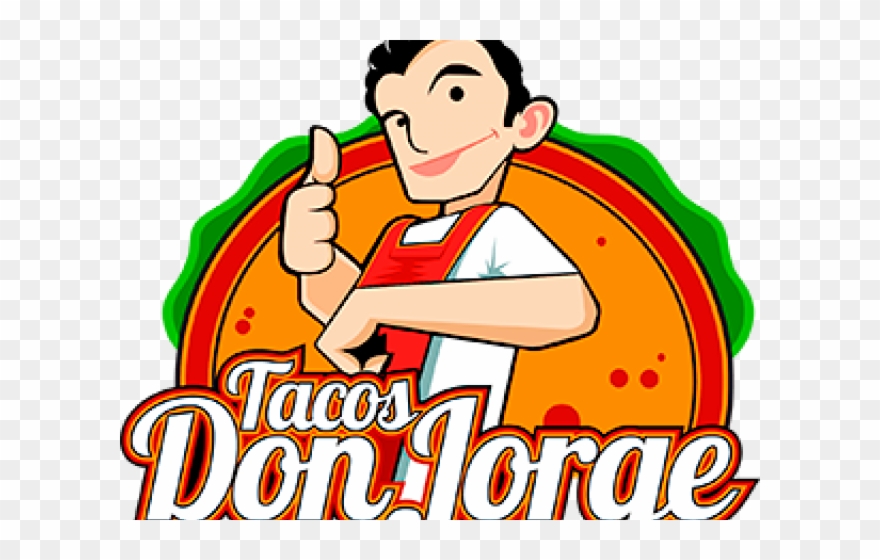 Taco Clipart Taco Guy - Tacos Don Jorge - Png Download