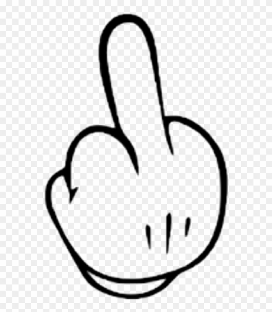 Middlefinger Hand Comichands Cartoonhand Hand Fuckyou - Have A Nice Day Fuck You Clipart