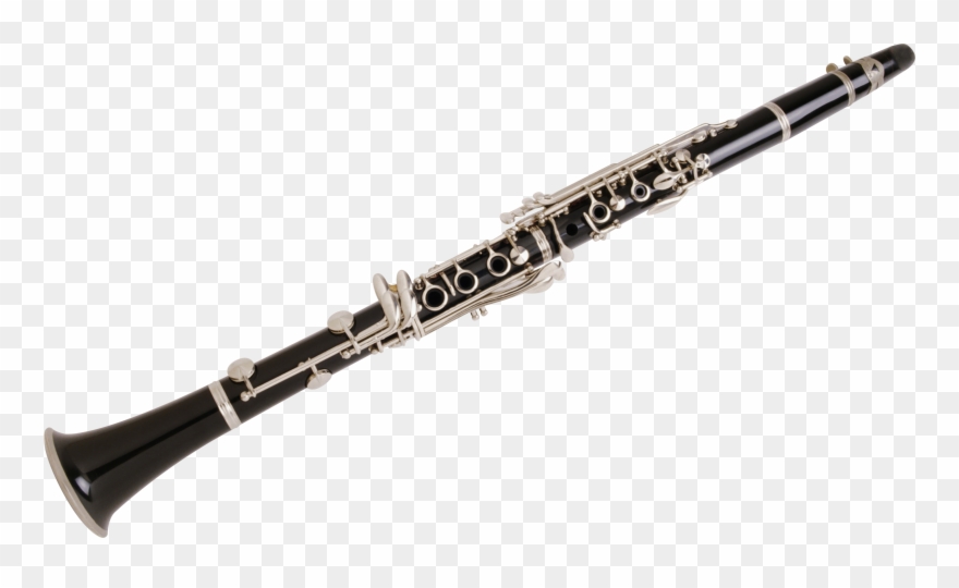 Flute Png - Clarinete Blanco Y Negro Clipart