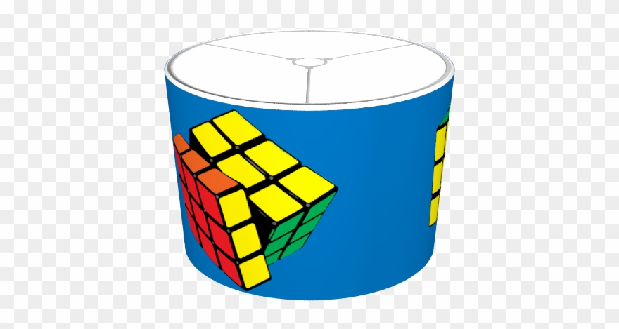 Cube Lampshade - Rubik's Cube Clipart
