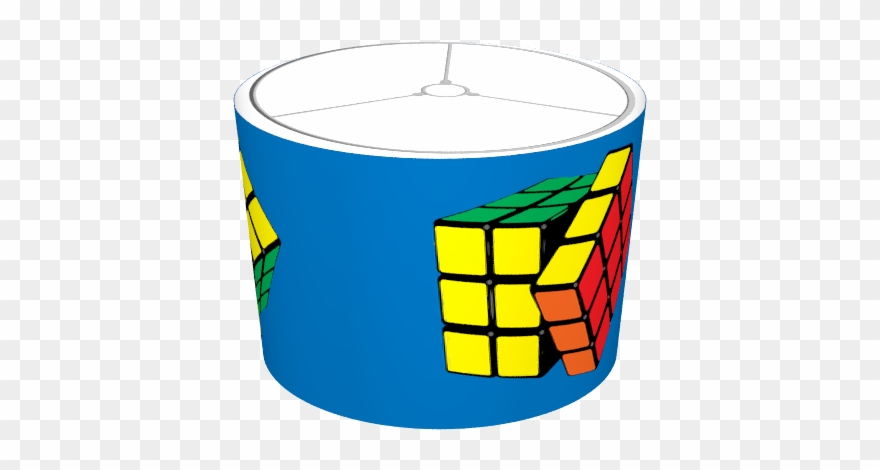 Cube Lampshade - Rubik's Cube Clipart