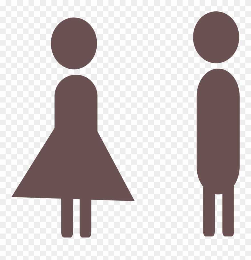 Male Female Profile - Male Clipart