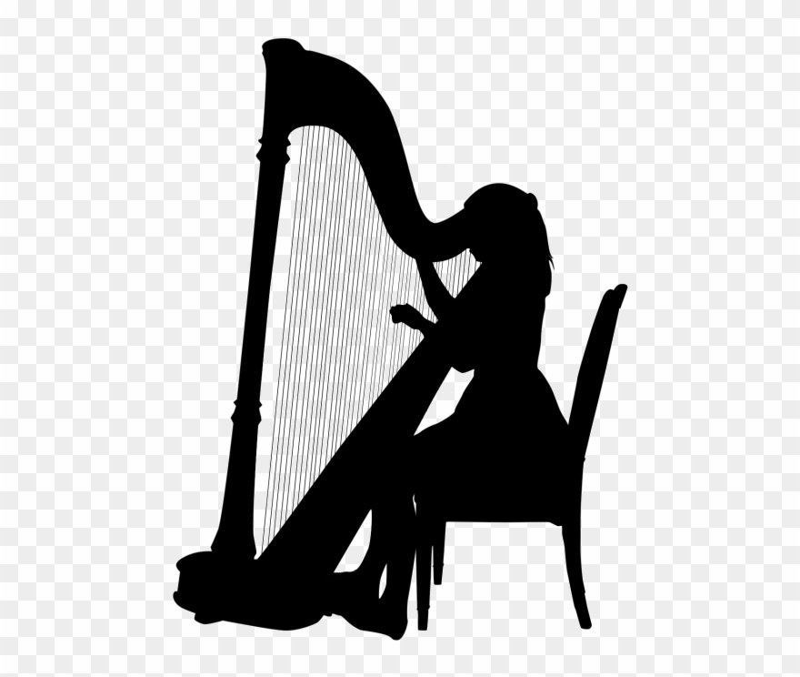 About Eleanor Dunsdon Berkshire Harpist By - Silhouette Playing Harp Clipart