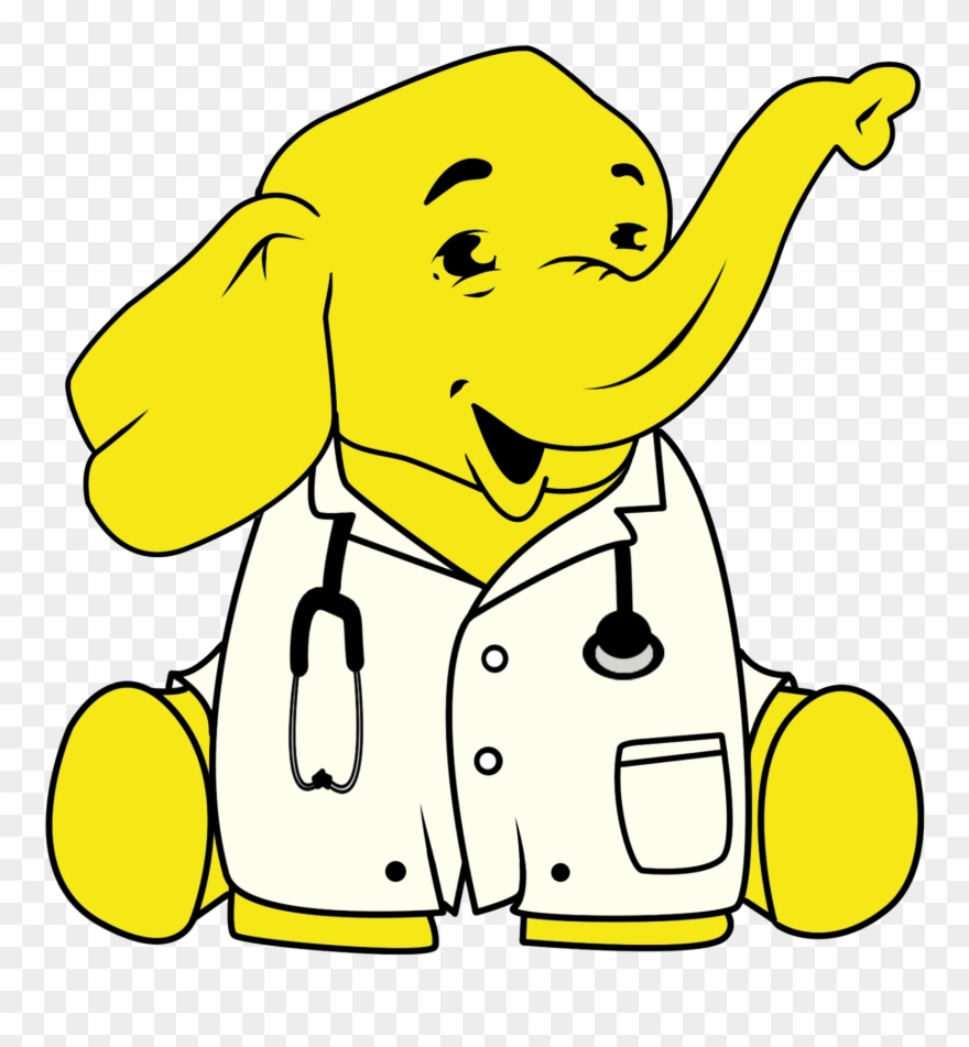 Doctor Clipart Elephant - Dr Elephant - Png Download