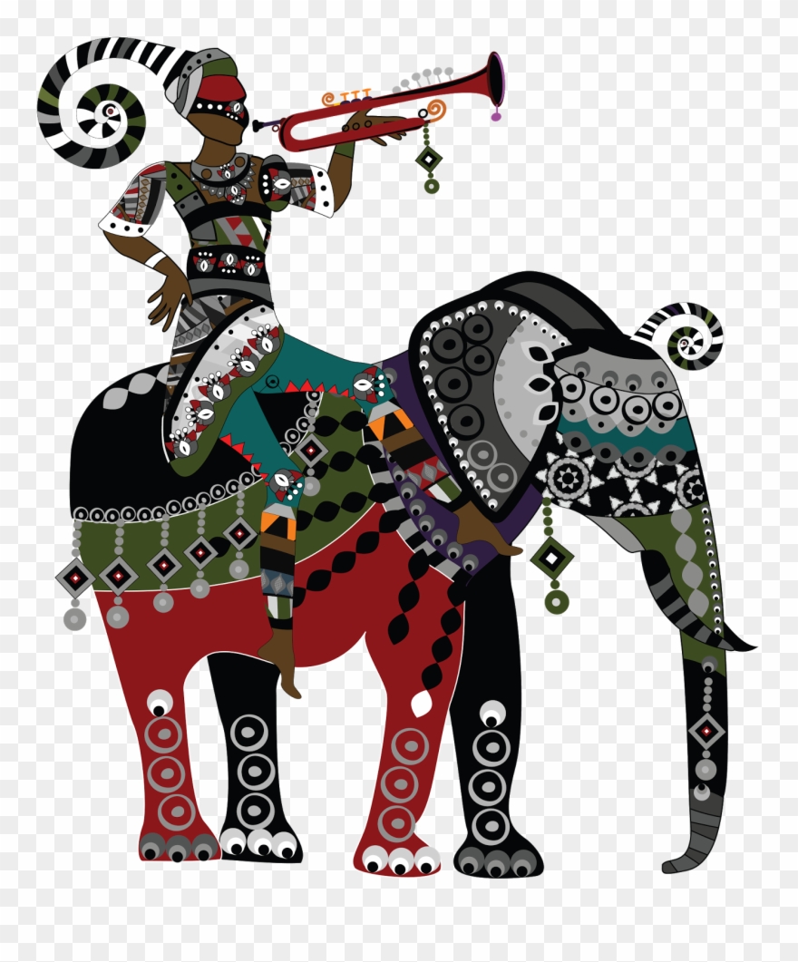 Forgetmenot Animals Elephants And People - Macbook Pro Elephant Decal Clipart