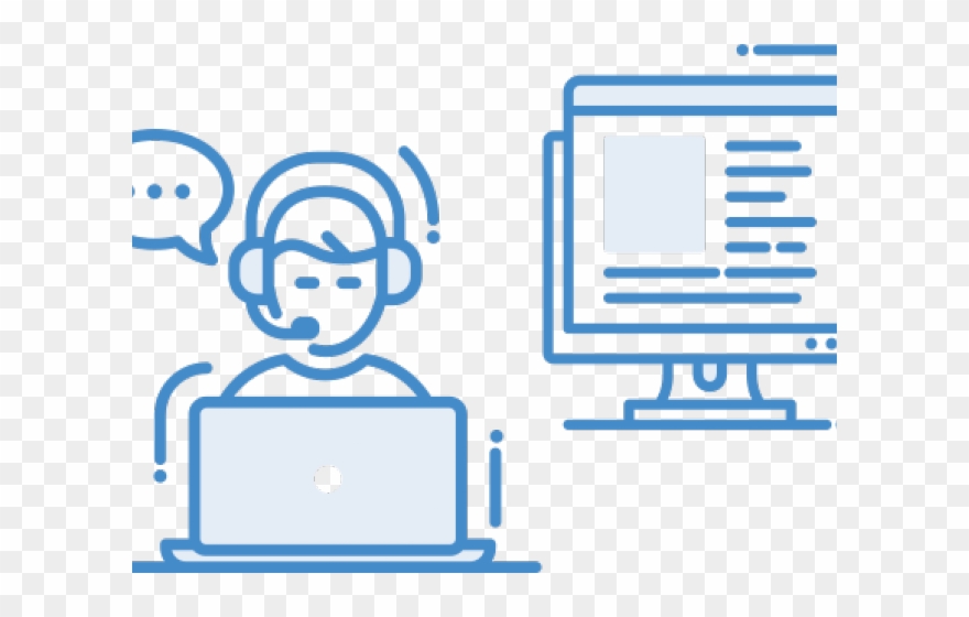 Live Chat Clipart Help - Icon - Png Download