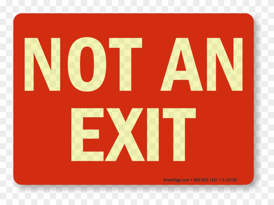 Free Printable Exit Signs Arrow Right Entrance Sign - Not A Fire Exit Sign Clipart