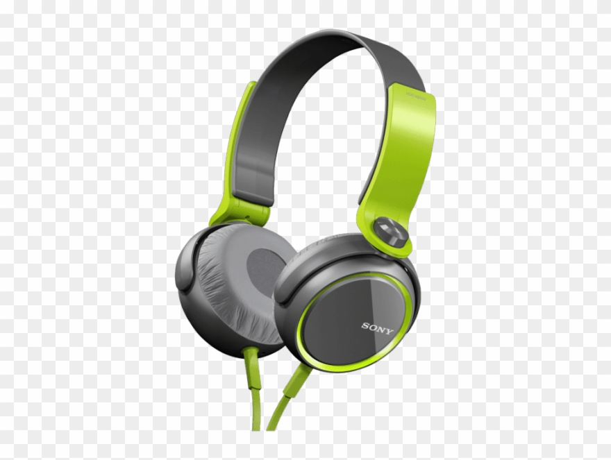 Sony Mdr-xb400/grn Extra Bass Headphones - Sony Extra Bass Green Clipart