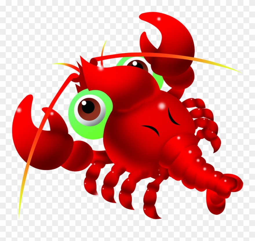 Clip Transparent La Langosta De Dibujos Animados Art - Langosta Dibujo Animado - Png Download