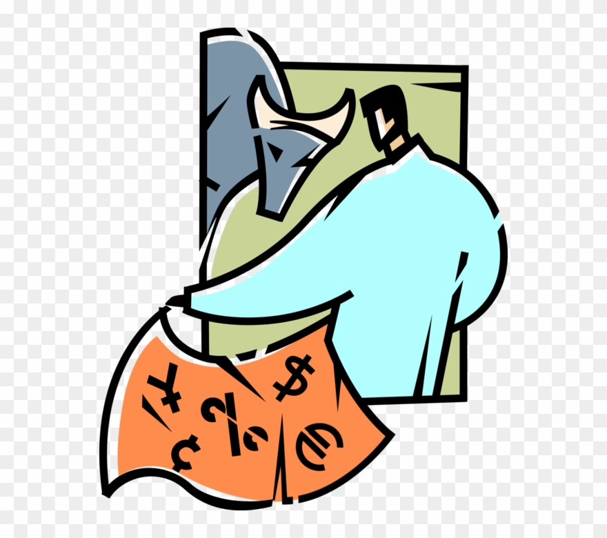 Vector Illustration Of Businessman Matador Toreador - Businessperson Clipart