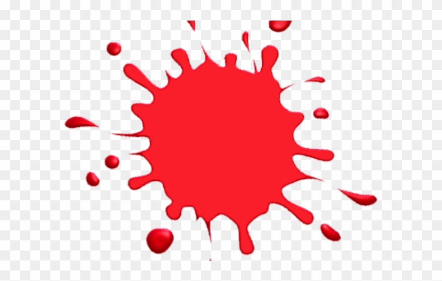 Ink Clipart Paintball - Red Paint Splatter Png Transparent Png