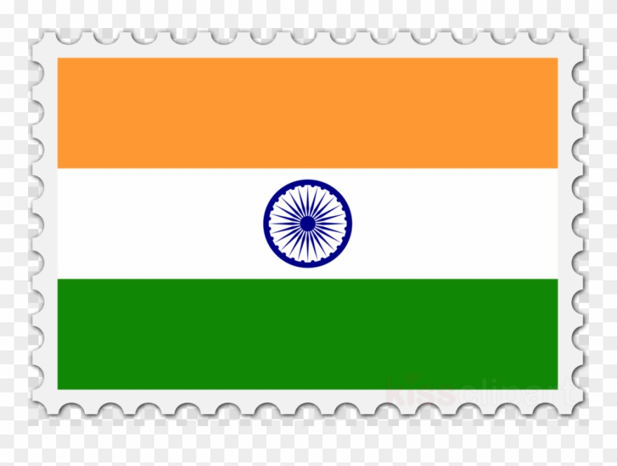 Indian Flag Stamp Clipart Flag Of India Indian Independence - Flag Of India - Png Download