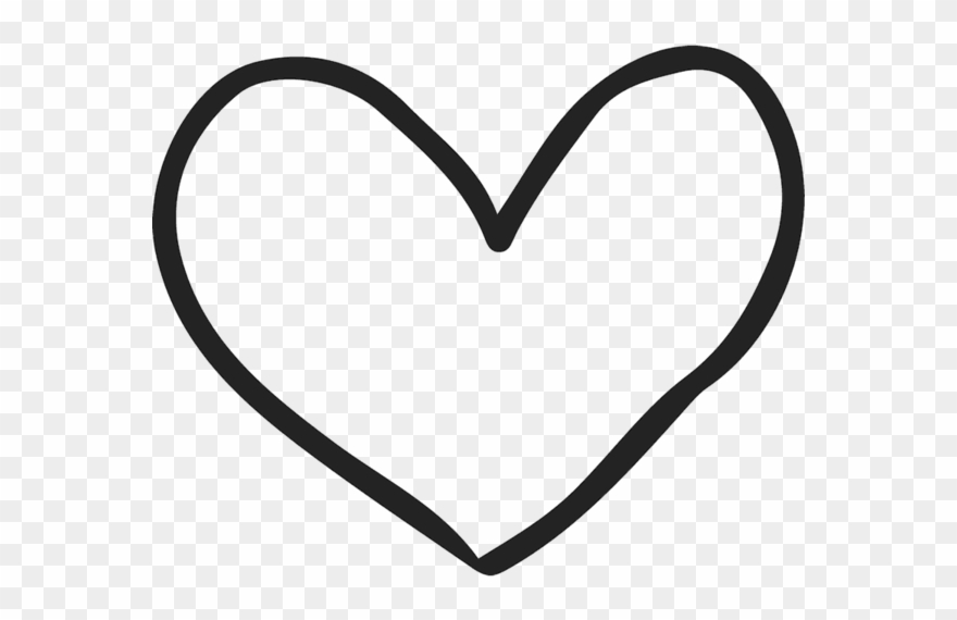 Heart Images Clipart - Hand Drawn Heart Png Transparent Png