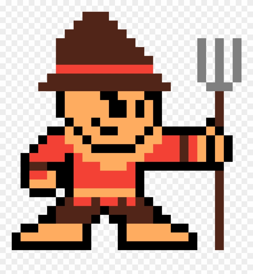 Scarecrow - Pixel Art Fnaf Balloon Boy Clipart