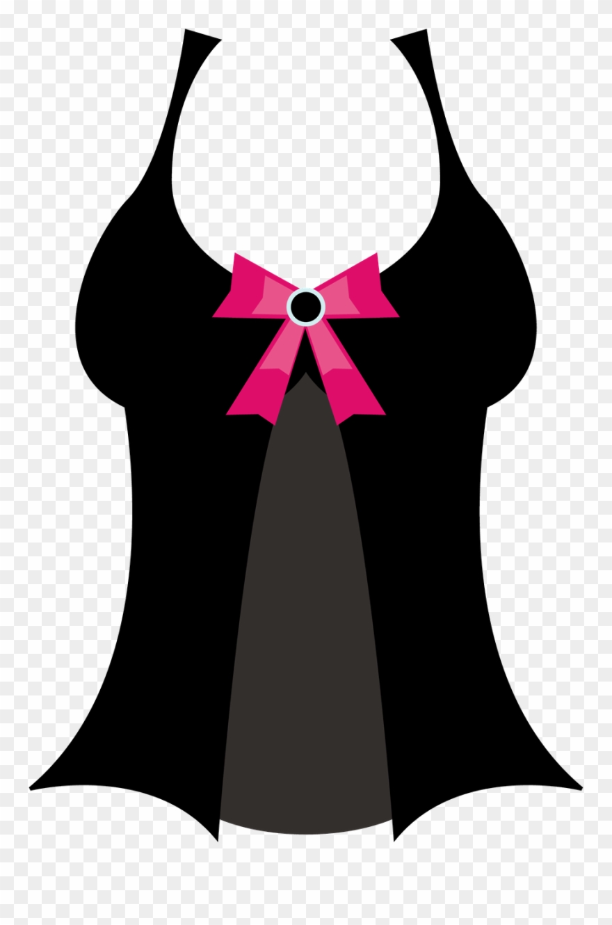 Banner Free Lingerie Clipart Silhouette - Lingerie - Png Download