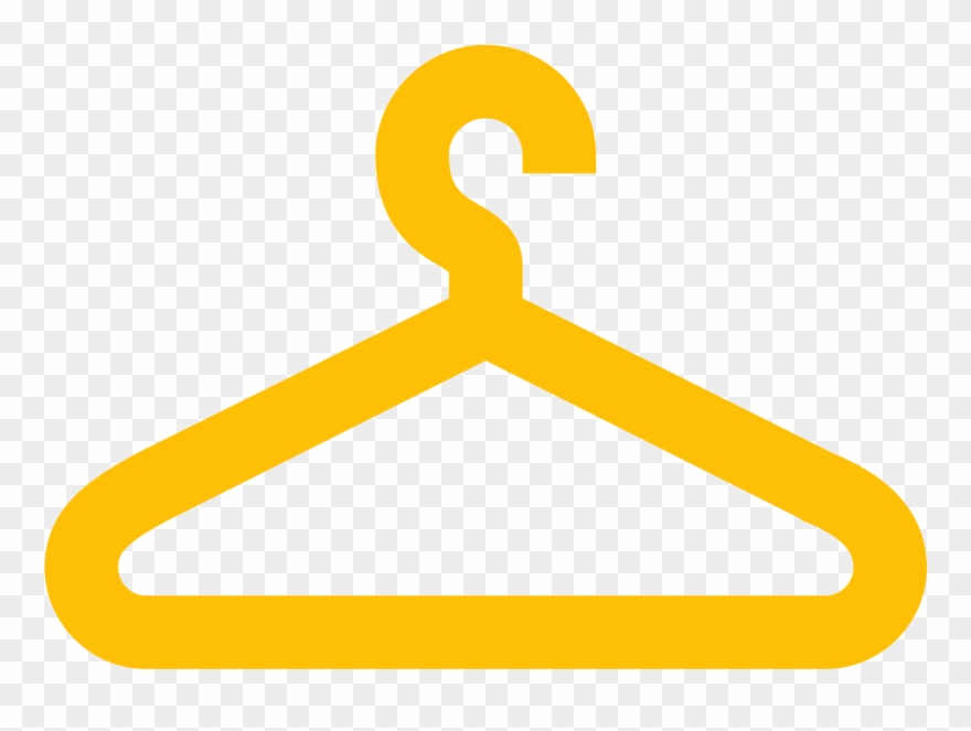 The Icon Is Depicting A Standard Clothes Hanger - Clothes Hanger Clipart