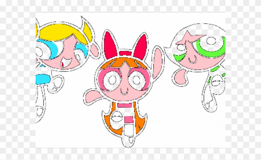 Sticker - Powerpuff Girls - Blossom Clipart