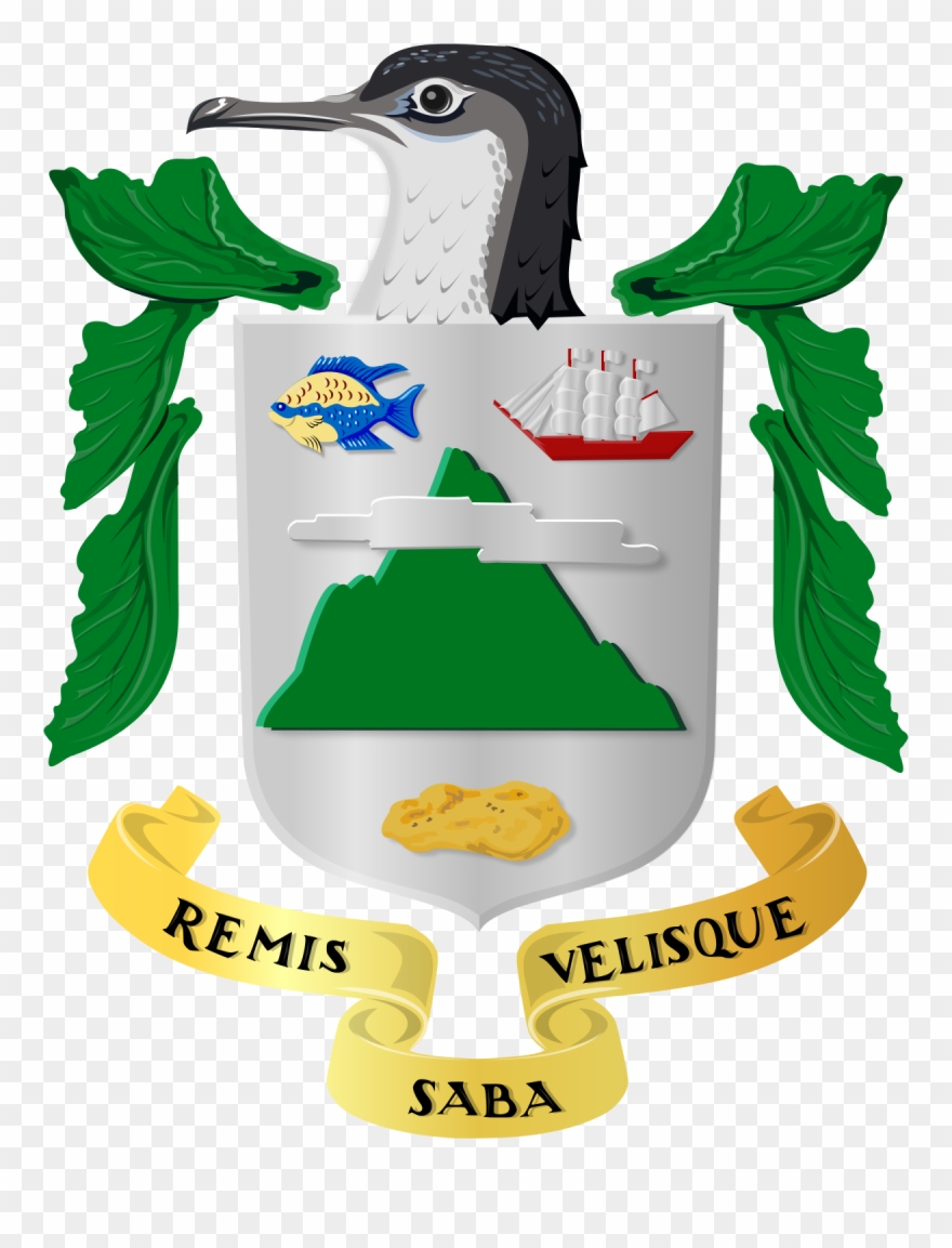Saba Coat Of Arms Clipart