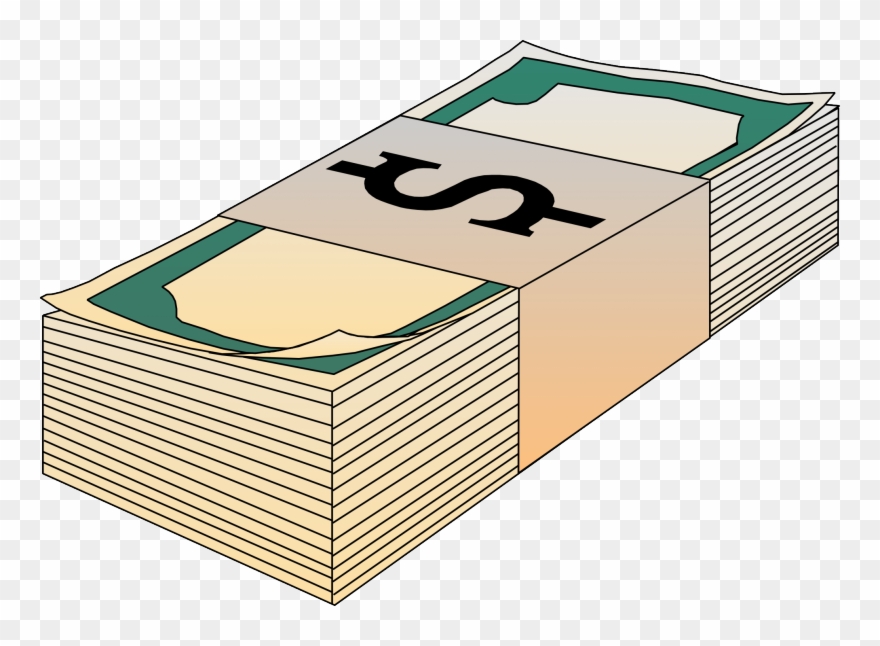 Money Stack Clip Art - Png Download