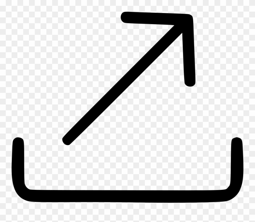 Png File - Inclined Arrow Clipart