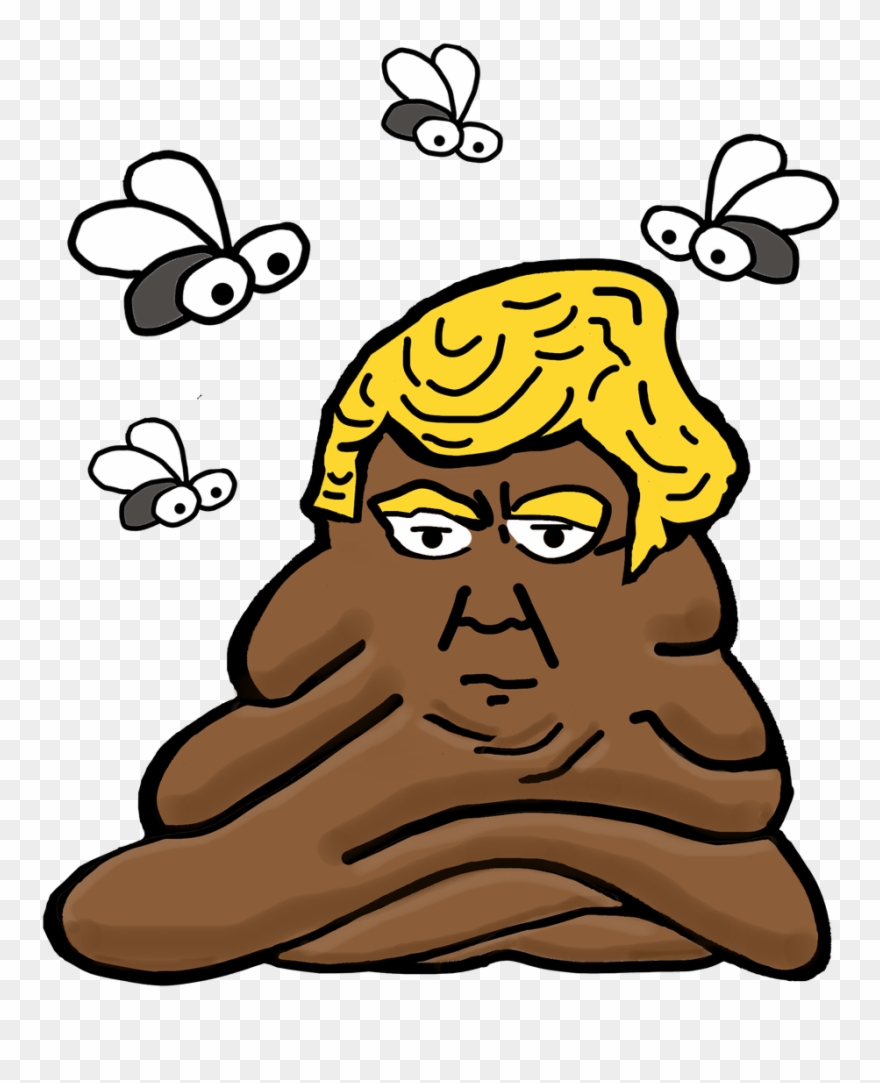 If It Talks Like A Turd And Acts Like A Turd Be Heard - Trump Turd Clip Art - Png Download