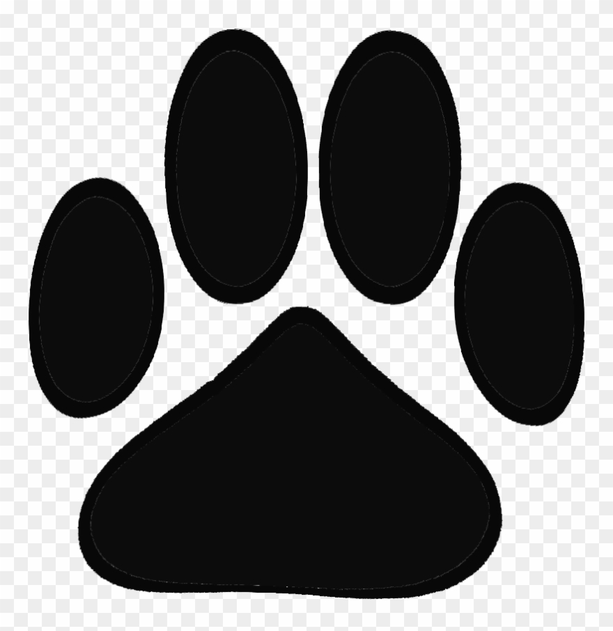 Cute Cat Clipart - Plantillas Para Tatuajes De Huellas De Perro - Png Download